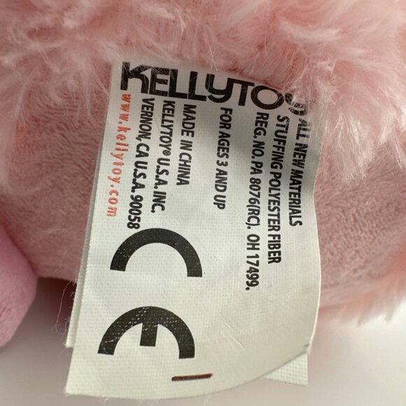 Kellytoy Pink Plush Pig Stuffed Animal Toy For Ages 3+ 100% Polyester Fibers - Picture 3 of 5
